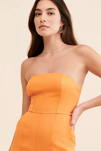 4th & Reckless Martina Strapless Jumpsuit
