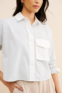 Madewell Utility Cropped Shirt