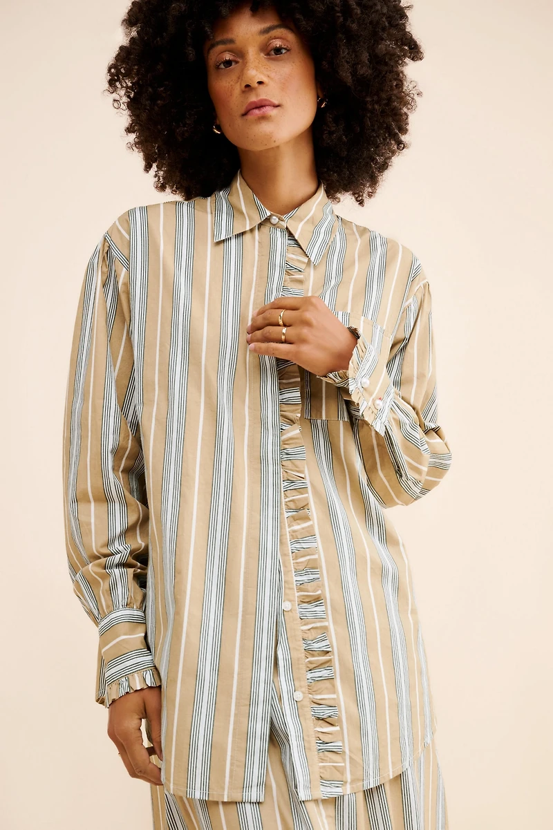 Damson Madder Kylie Ruffle Shirt