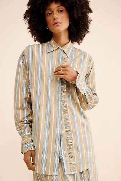 Damson Madder Kylie Ruffle Shirt