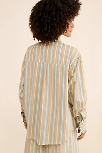Damson Madder Kylie Ruffle Shirt