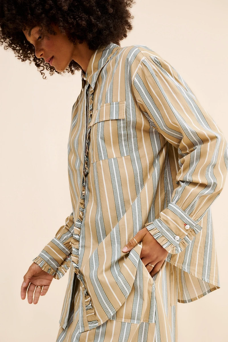 Damson Madder Kylie Ruffle Shirt