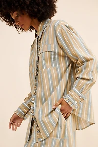 Damson Madder Kylie Ruffle Shirt