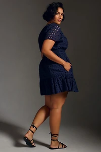 The Somerset Eyelet Mini Dress