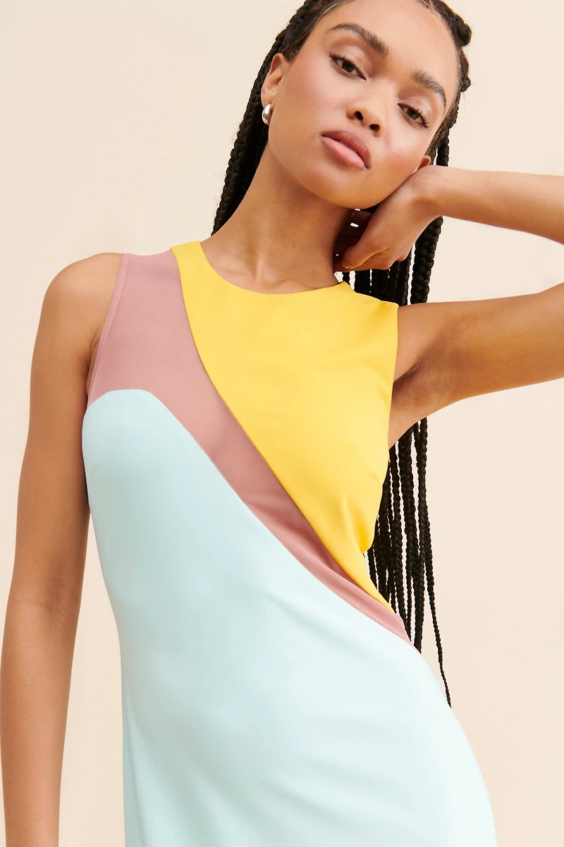Hutch Sleeveless Colorblock Dress