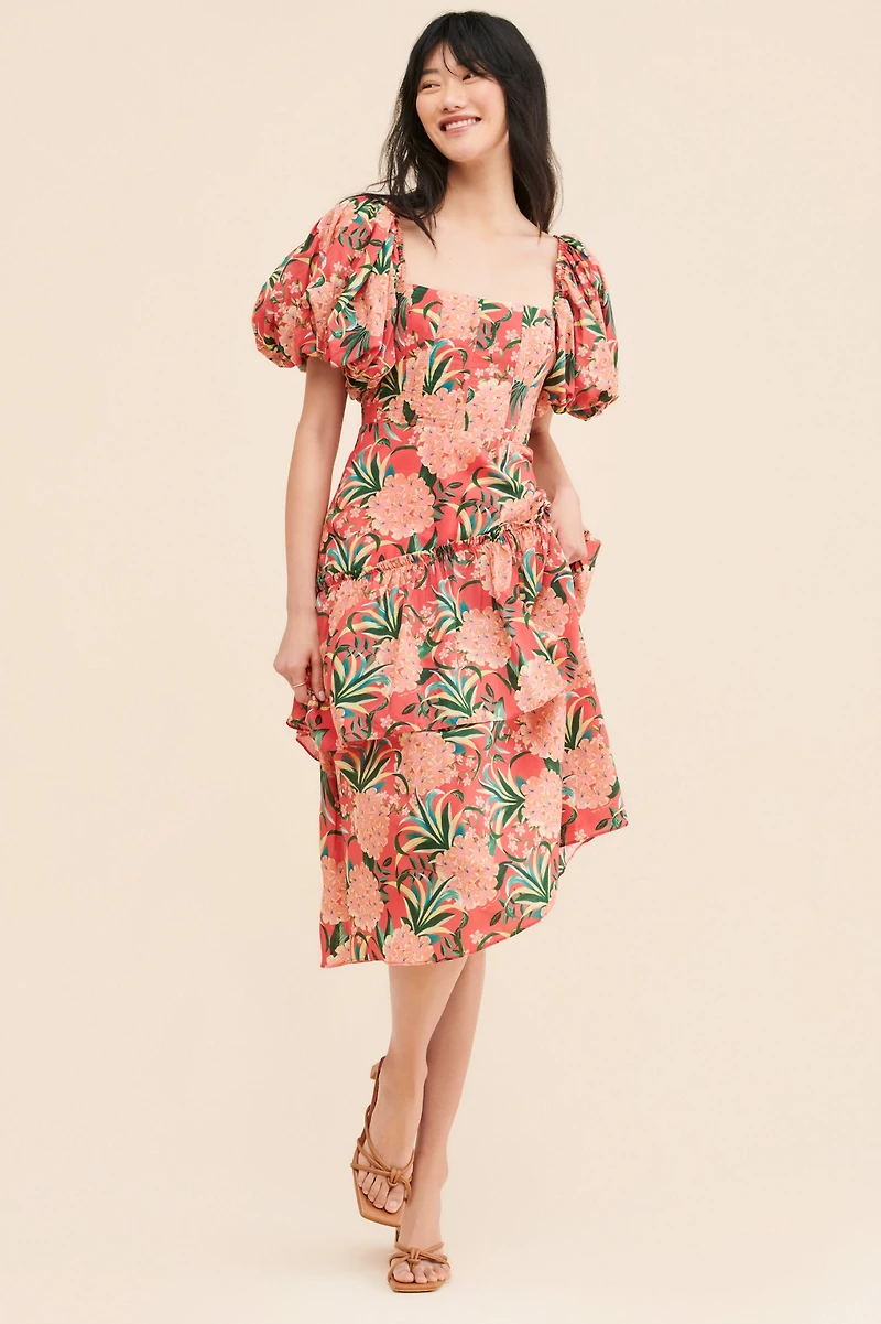 FARM Rio Pineapple Bloom Dress