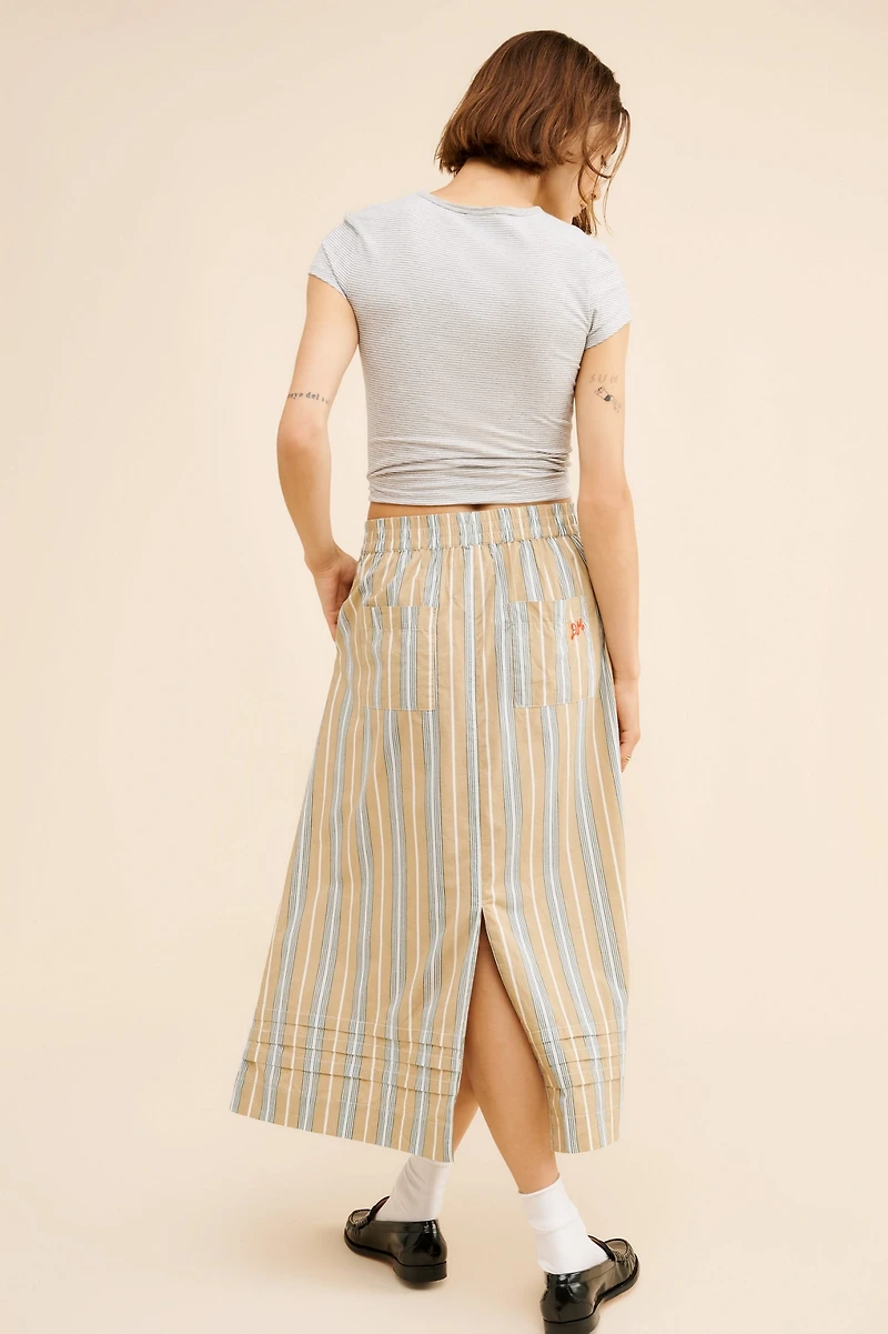 Damson Madder Nava Pocket Midi Skirt