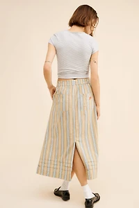 Damson Madder Nava Pocket Midi Skirt