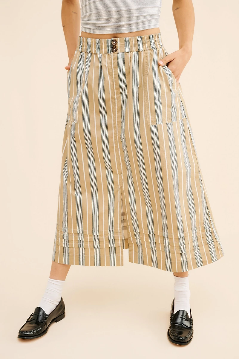 Damson Madder Nava Pocket Midi Skirt
