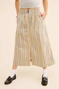 Damson Madder Nava Pocket Midi Skirt