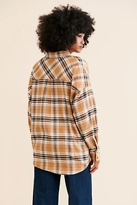 Nuuly x Favorite Daughter Ex-Boyfriend Plaid Shirt