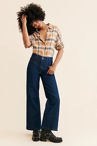 Nuuly x Favorite Daughter Ex-Boyfriend Plaid Shirt