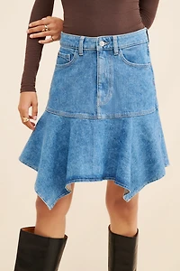 Warp + Weft Hav Denim Mini Skirt