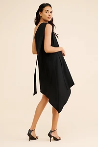 Endless Rose Linen One-Shoulder Mini Dress