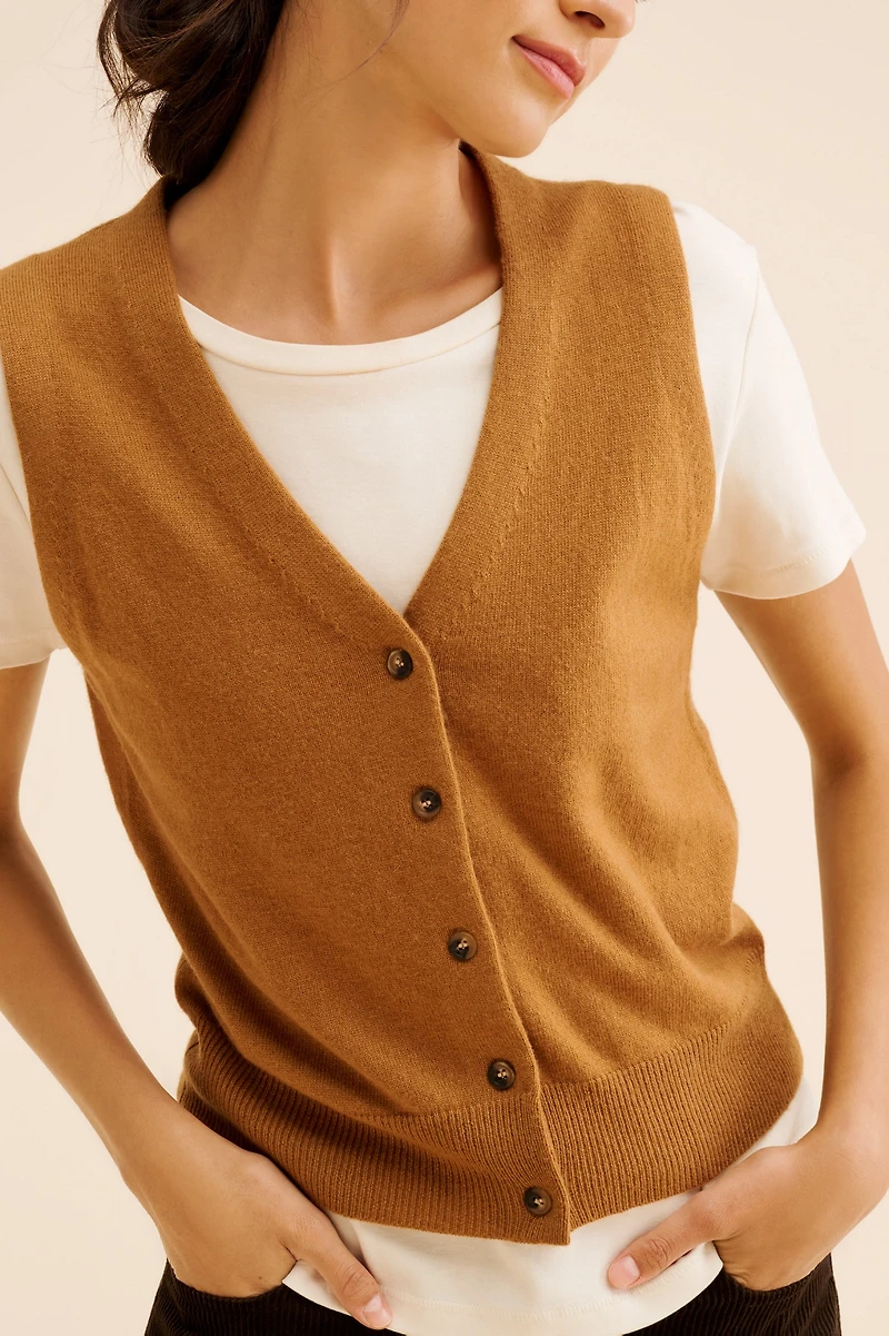 ASTR the Label Eira Wool Blend Sweater Vest