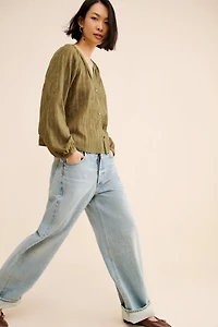 Sanctuary Shimmer Textured Blouse