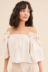 Sovere Origami Off-The-Shoulder Top