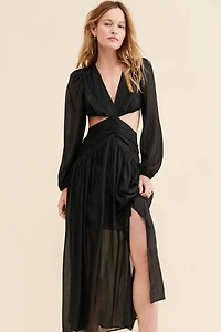 ASTR the Label Twist Cutout Waist Dress
