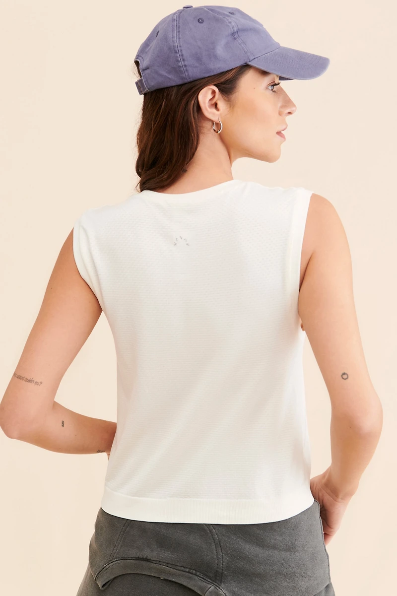 Varley Page Seamless Cropped Tank