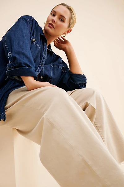 Good American Ease Relaxed Jeans