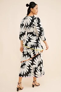 FARM Rio Cutout Tiered Maxi Dress