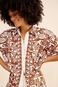 Poplin Long-Sleeve Buttondown Shirt