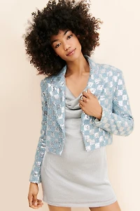 Line + Dot Skylar Cropped Blazer