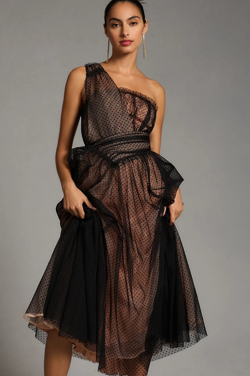 Tulle Dot Maxi Dress