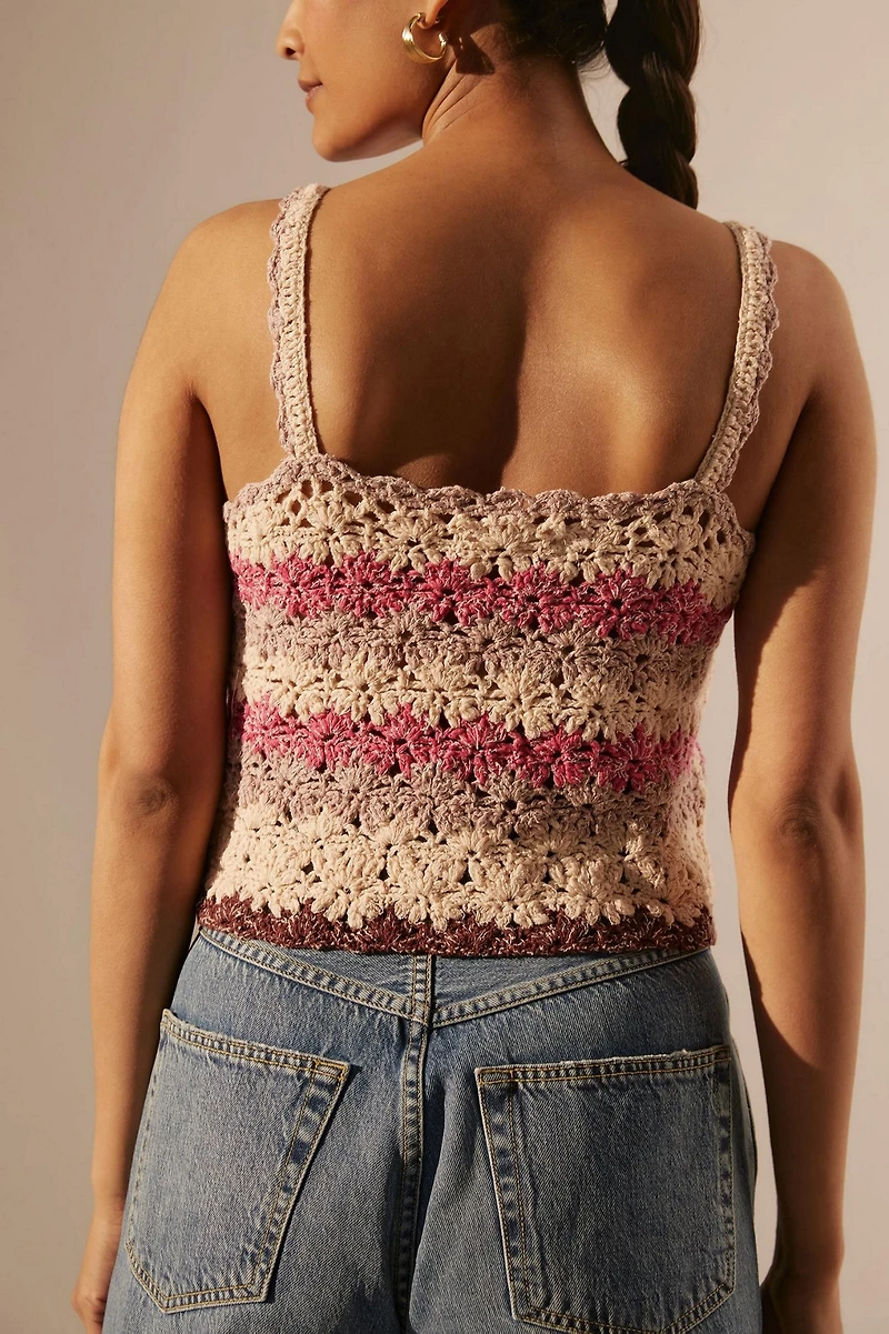 La Cascada Crochet Tank