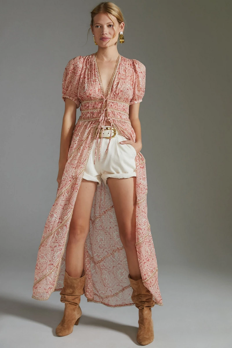 Let Me Be Tie-Front Duster