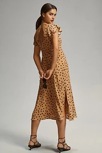 Maeve Silk Scoop-Neck Dress