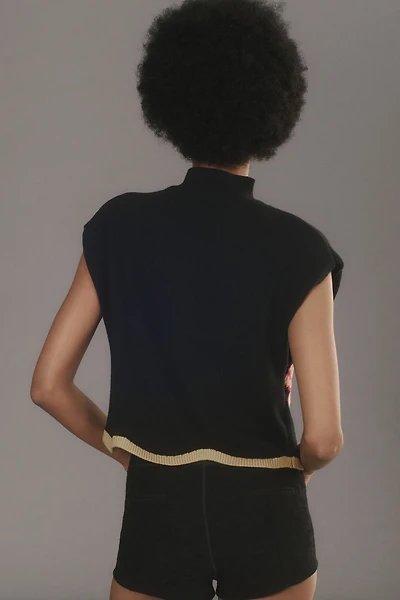 Maeve Wavy Sweater Vest
