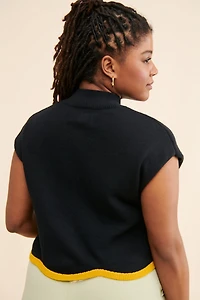 Maeve Wavy Sweater Vest