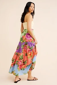 FARM Rio Floral Tiered Skirt