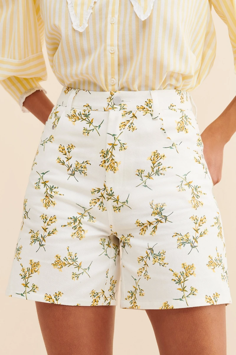 English Factory Floral Printed Shorts
