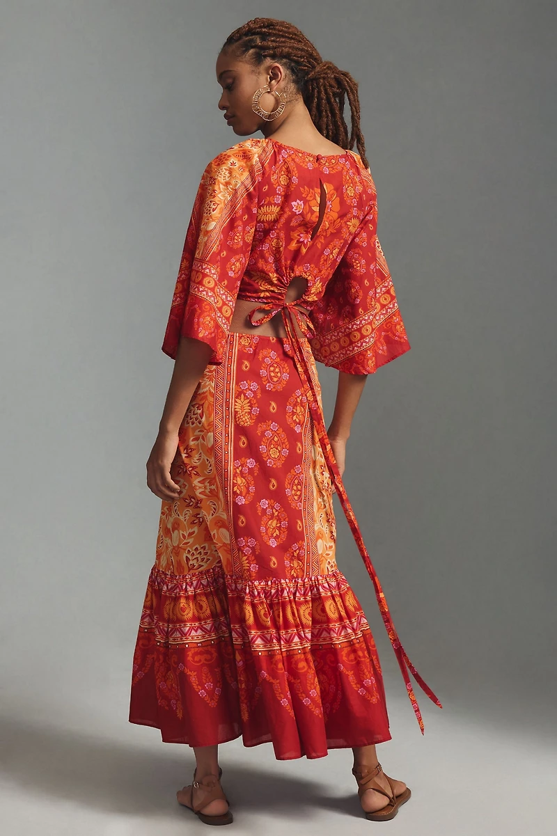 FARM Rio Combuco Cutout Maxi Dress