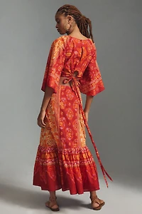 FARM Rio Combuco Cutout Maxi Dress