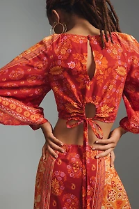 FARM Rio Combuco Cutout Maxi Dress