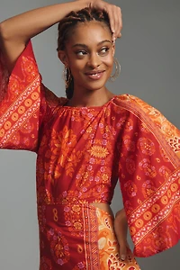 FARM Rio Combuco Cutout Maxi Dress