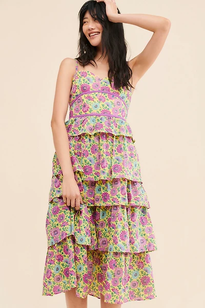 Banjanan Ramona Tiered Midi Dress