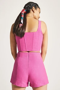 Aureta Amelie Seamed Shorts