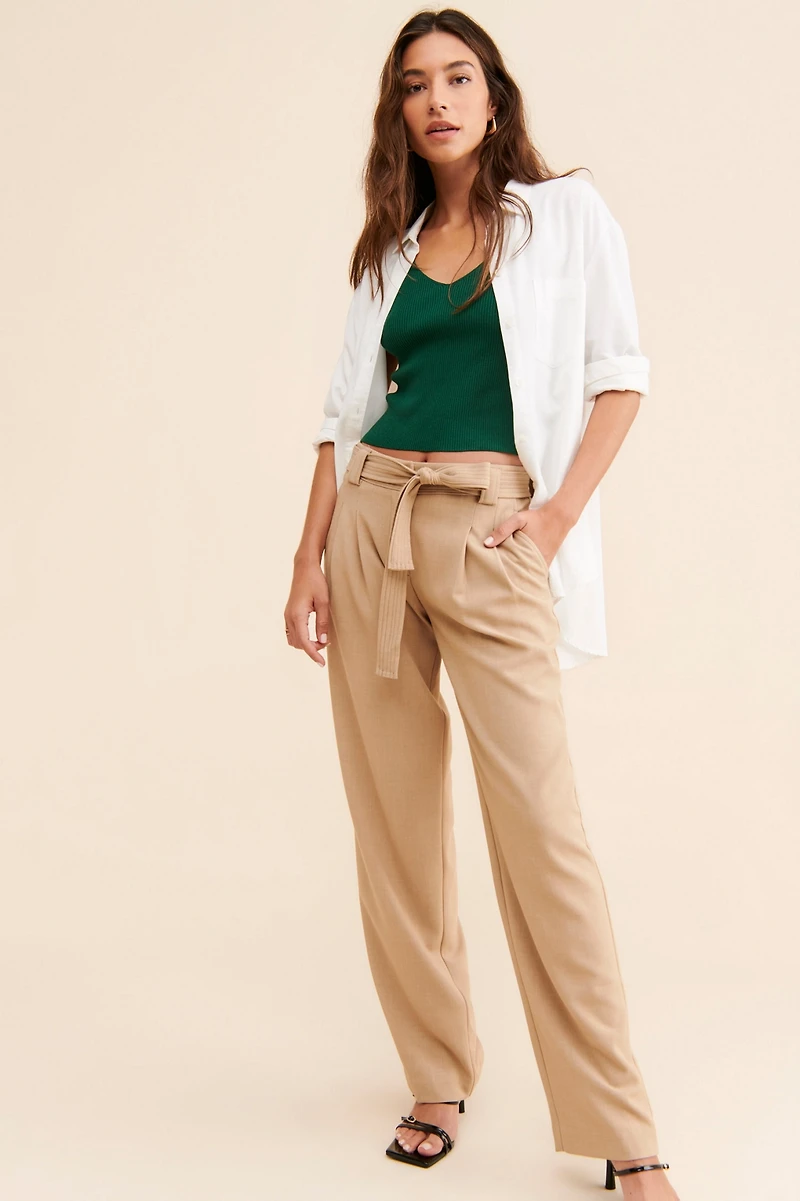 $525 V-Neck Knit Tank