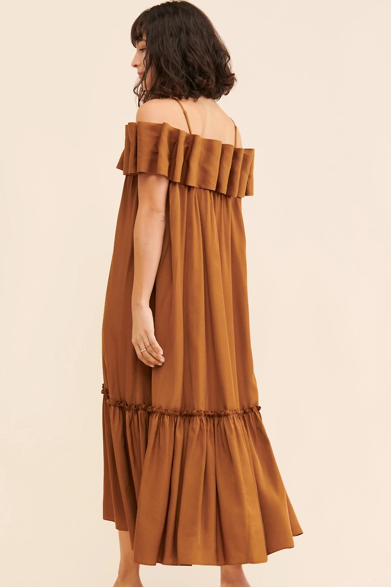 Mare Off-The-Shoulder Structured Dress