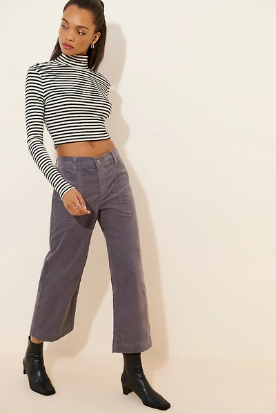 AG Jeans Saige Corduroy Wide Leg Crop