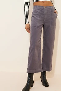 AG Jeans Saige Corduroy Wide Leg Crop