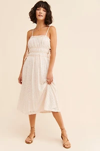 BTFL-Life Abigail Eyelet Midi Dress
