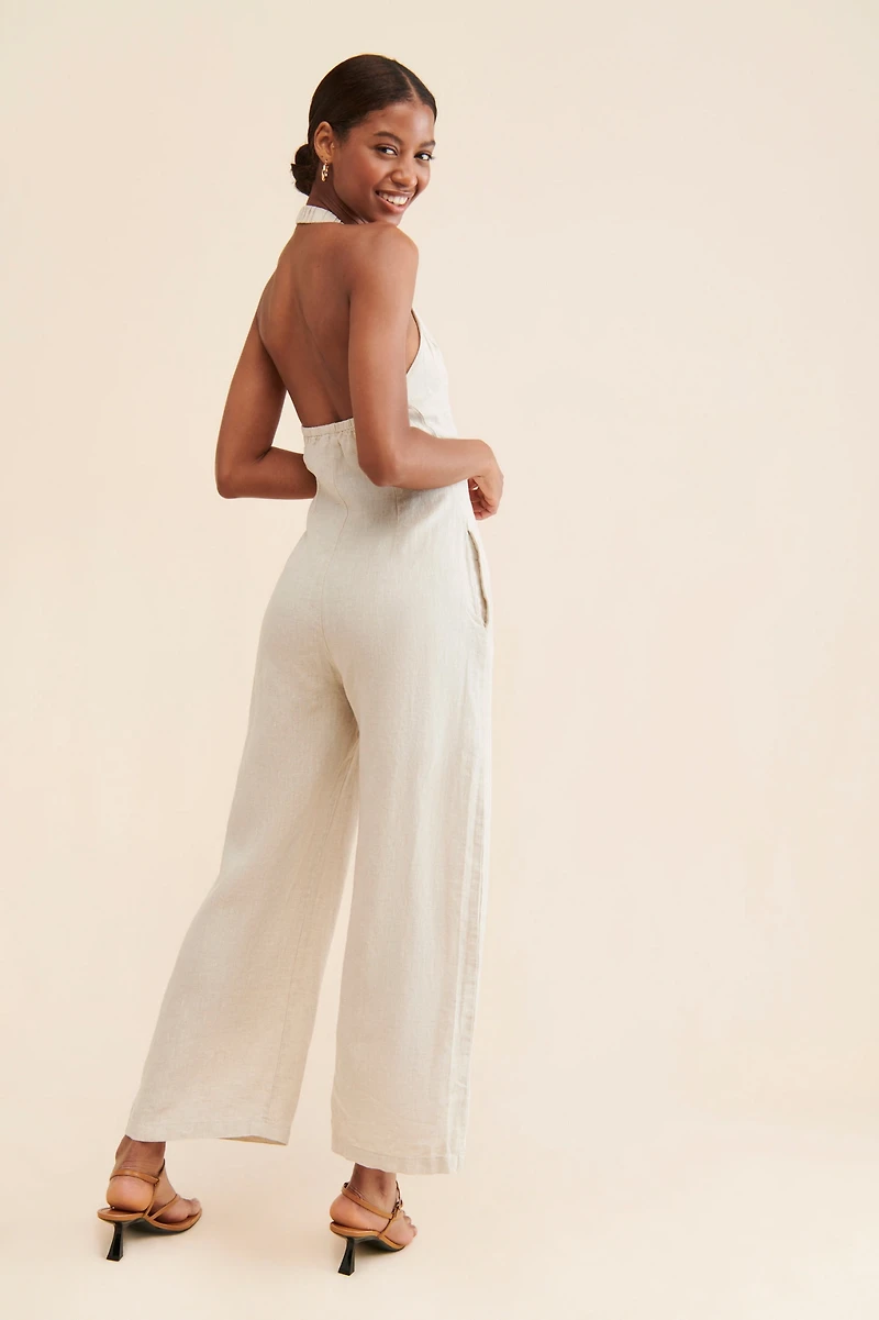 Little Lies Lola Linen Jumpsuit