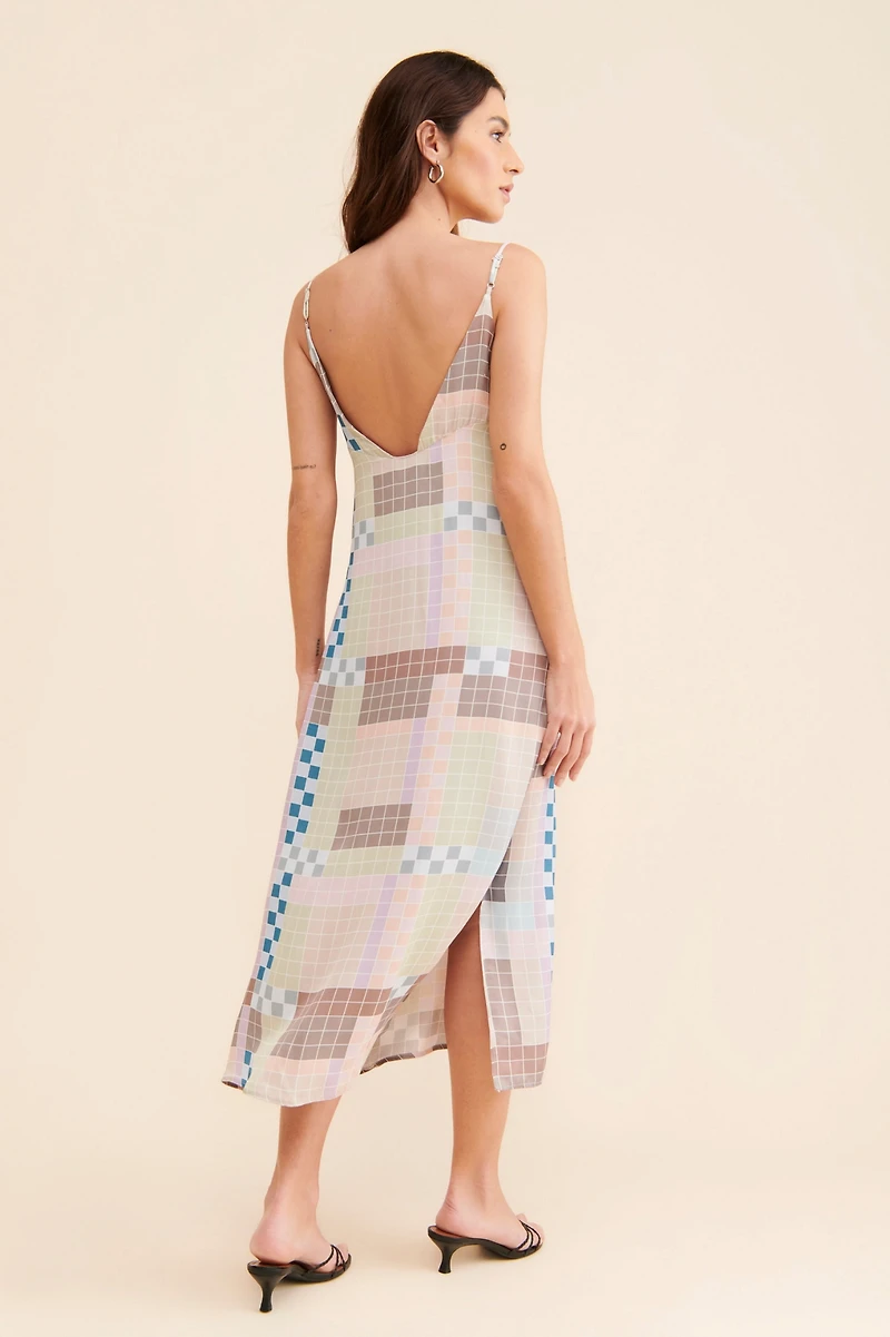 OhSevenDays Tile Print Lisbon Dress