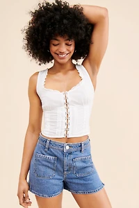 Seventy Mochi Mabel Patch Pocket Shorts