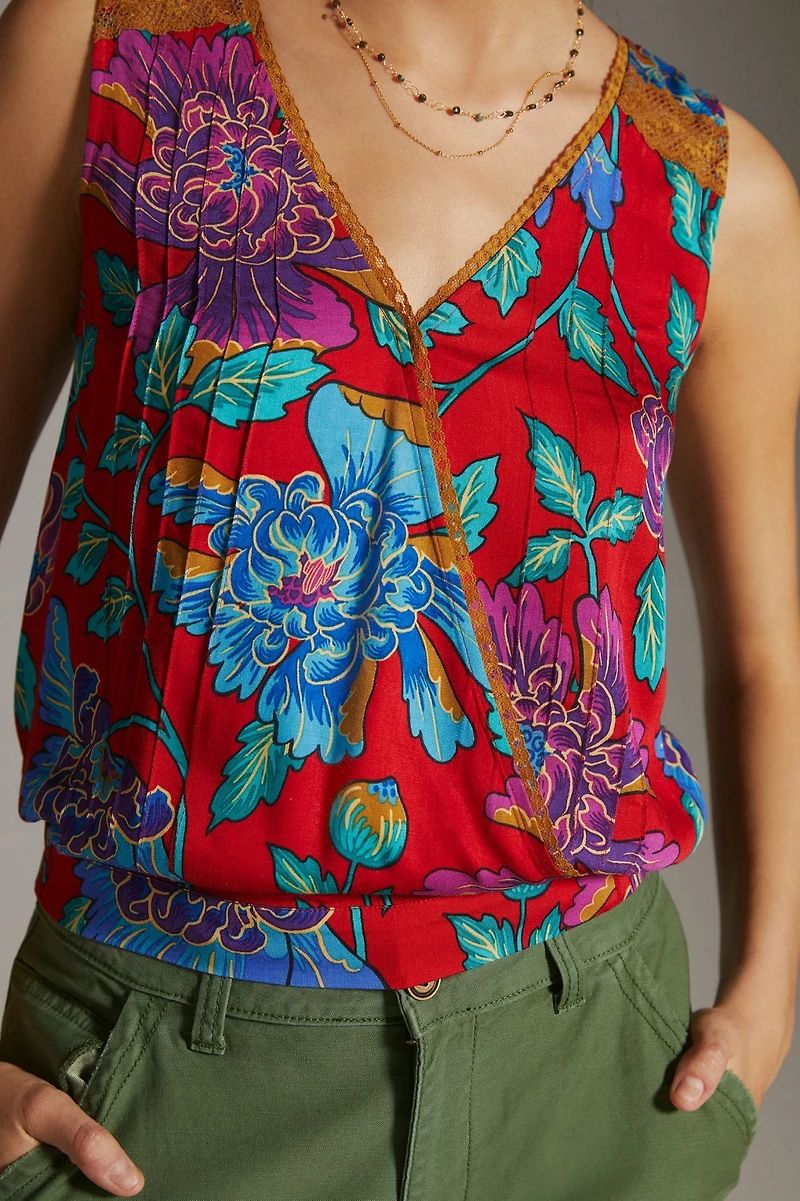 Tiny Rain Scarf Wrap Top